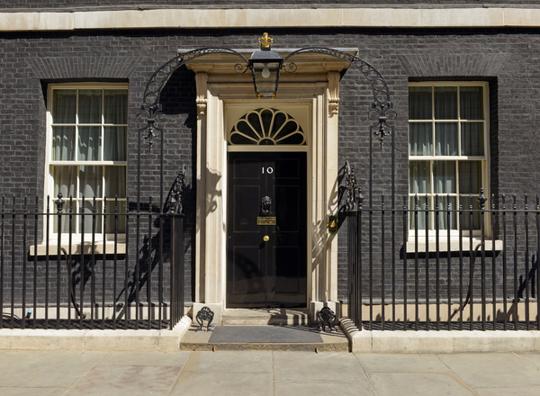 No.10 Downing Street doorway