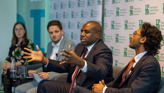 A panel of speakers