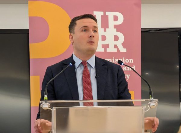 West Streeting speaking at an IPPR event